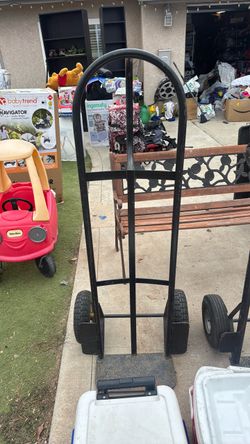 Black Metal Hand Truck Dolly