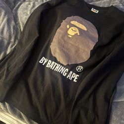 Bape Long Sleeve Black Size XL