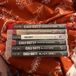 PS3 Call of Duty Games (Prices In description)