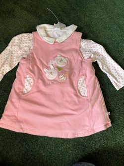 NEW! Baby Girl 2-Piece Dress and Top Set