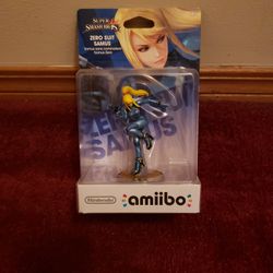 Zero Suit Samus Smash Bros Amiibo 