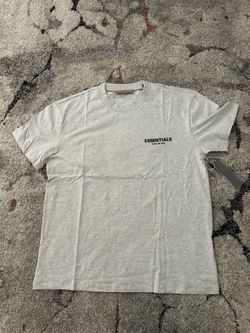 Fear of God Essentials Light Oatmeal T-Shirt Size XL