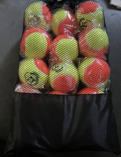 Beach tennis balls 15 pcs, new with bag