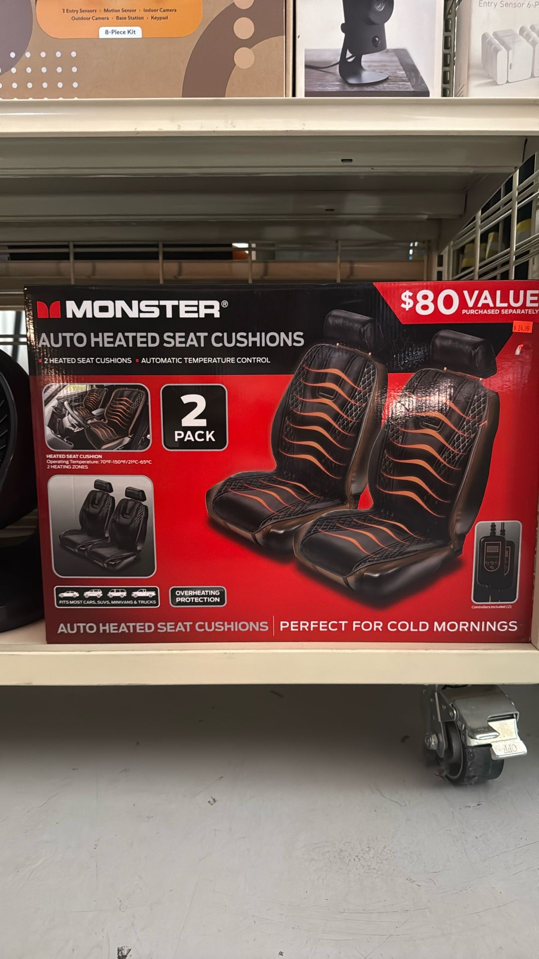 Monster Auto Heated Seat Cushions