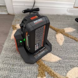 Ridgid 18v charger and 2ah battery