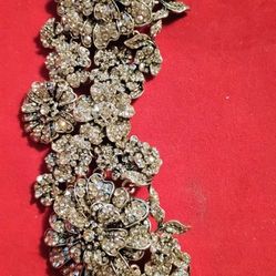 New CZ Rhinestones Necklace Choker 