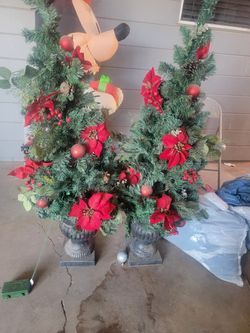 Xmas Tress Lite Up $60 Both
