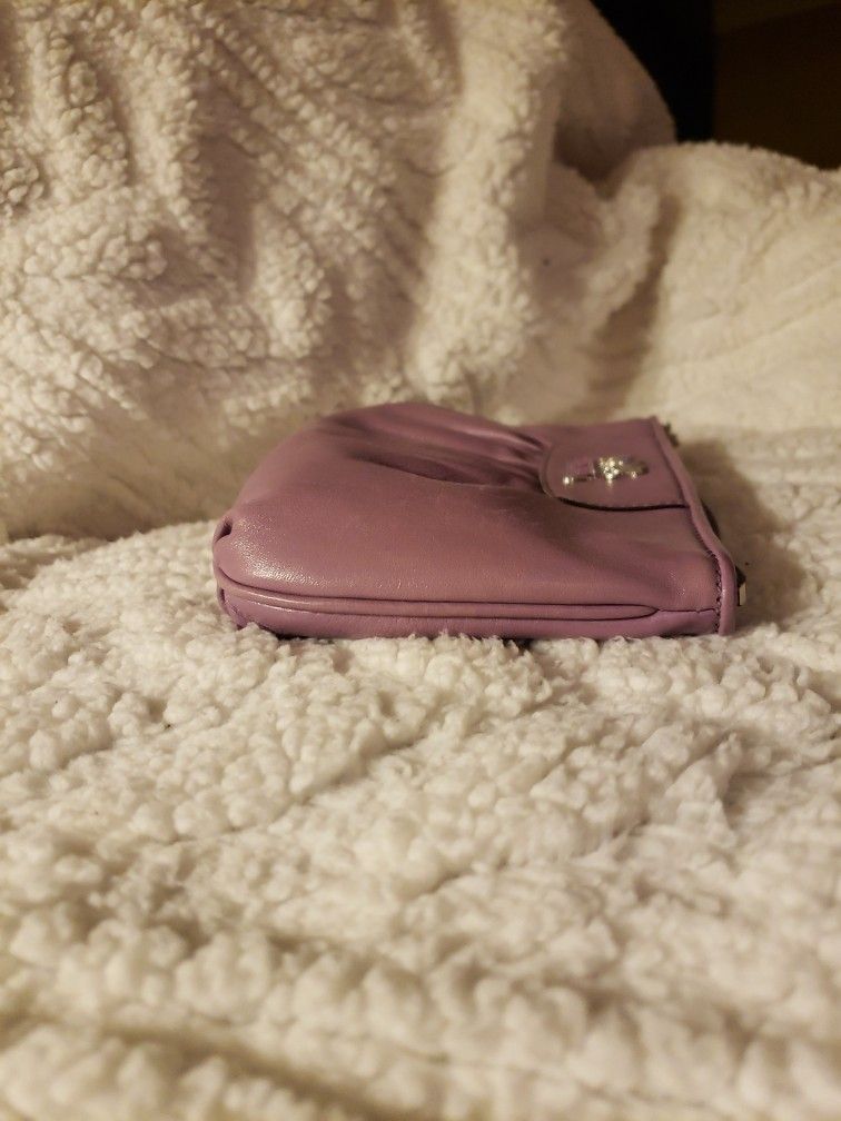 COACH Leather Wristlet