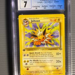 1st Edition Jolteon CGC 7