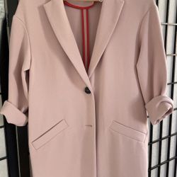 Blush Pink Topshop Coat Size 2