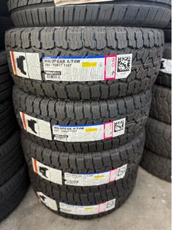 285/70R17 Falken At4w (4) new tires installation and balance 50,000 miles warranty