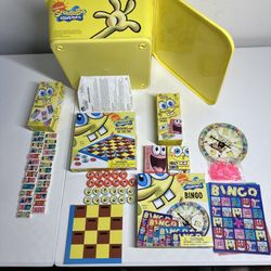Spongebob Games Checkers Bingo  Toe Go Fish Crazy 8 Dominoes