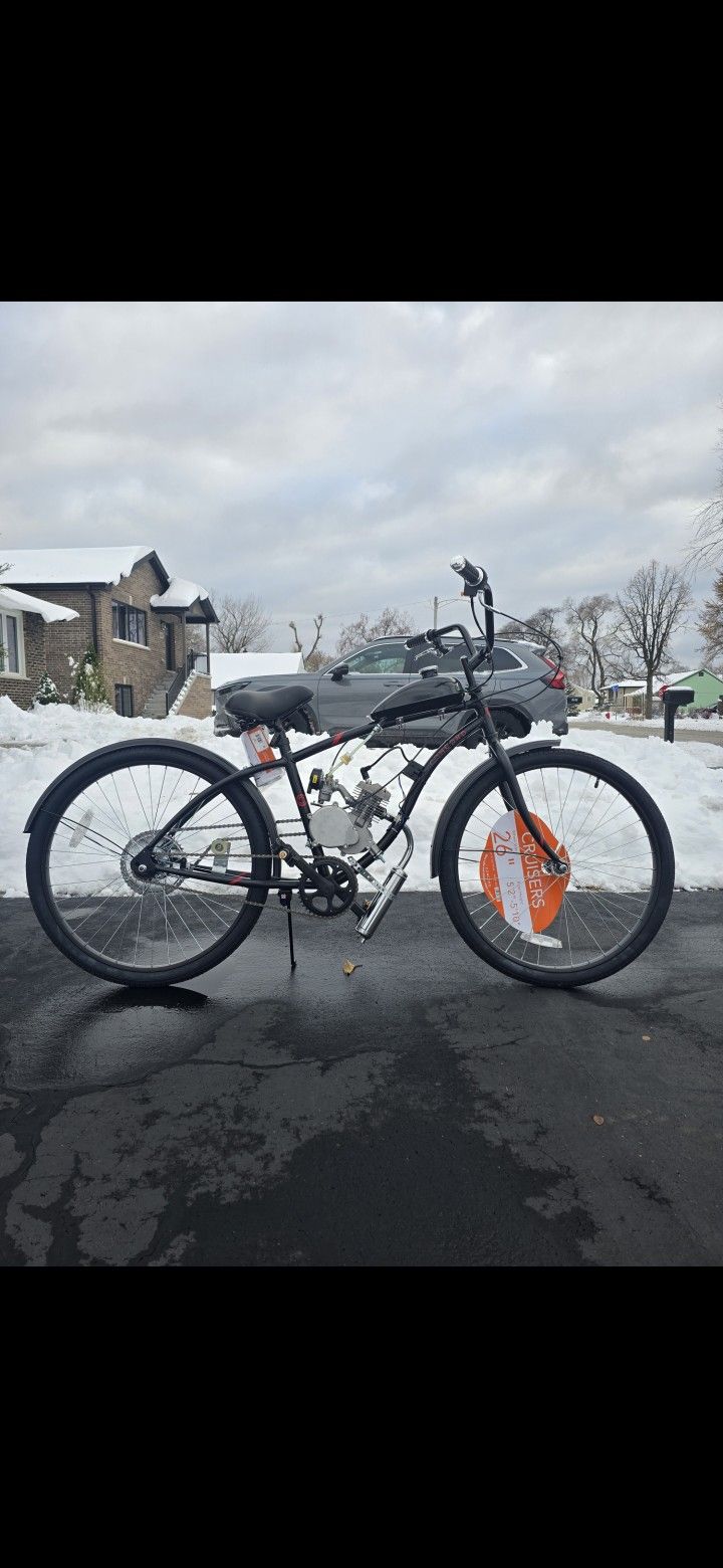 BRAND NEW 80CC CRUISER MOTORIZED BICYCLE