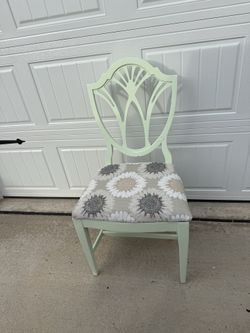 Refurbished antique chair