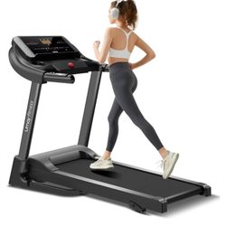 Unary Fitness Treadmill With 3- Level Manual Incline 