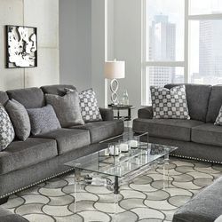 ⚡Ask 👉Sectional, Sofa, Couch, Loveseat, Living Room Set, Ottoman, Recliner, Chair, Sleeper. 

👉Locklin Carbon Living Room Set