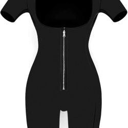 Women’s Full Body Shapewear Sport Sweat Neoprene Suit,Waist Trainer Bodysuit with Adjustable Straps for Weight Loss