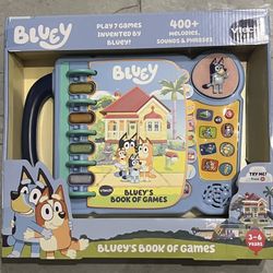 Vtech Blueys Book of Games Interactive Pretend-Play Book New Toddler Learning