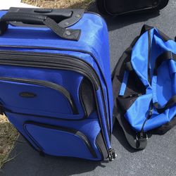 2 Pc Carryon Luggage/ All Purpose Bag