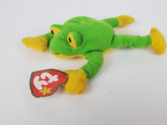McDonald's Teenie Beanie Baby, "Smoochy the Frog"