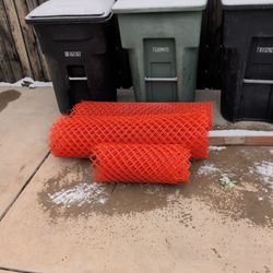Orange Plastic Fence 