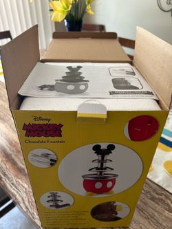 New Disney  3  Tier  Mickey Mouse  chocolate fountain .