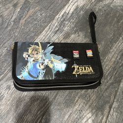 Nintendo Switch Zelda Case w/ 2 games