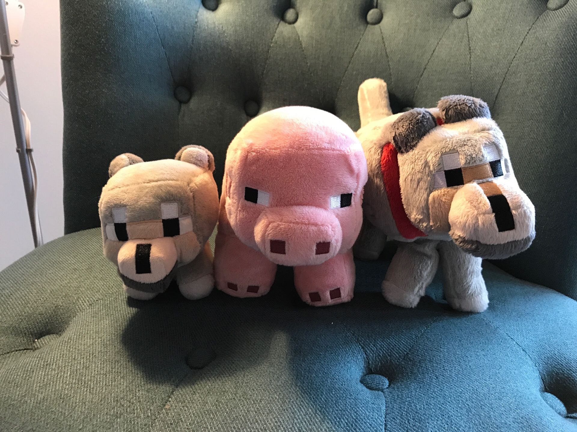 Minecraft stuffed animals
