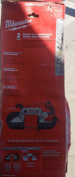 Milwaukee Bandsaw Blades