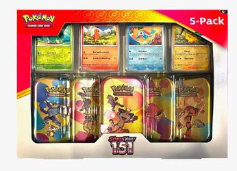 Pokémon TCG: Scarlet & Violet 151 Mini Tin 5-Pack Collection (random tins)