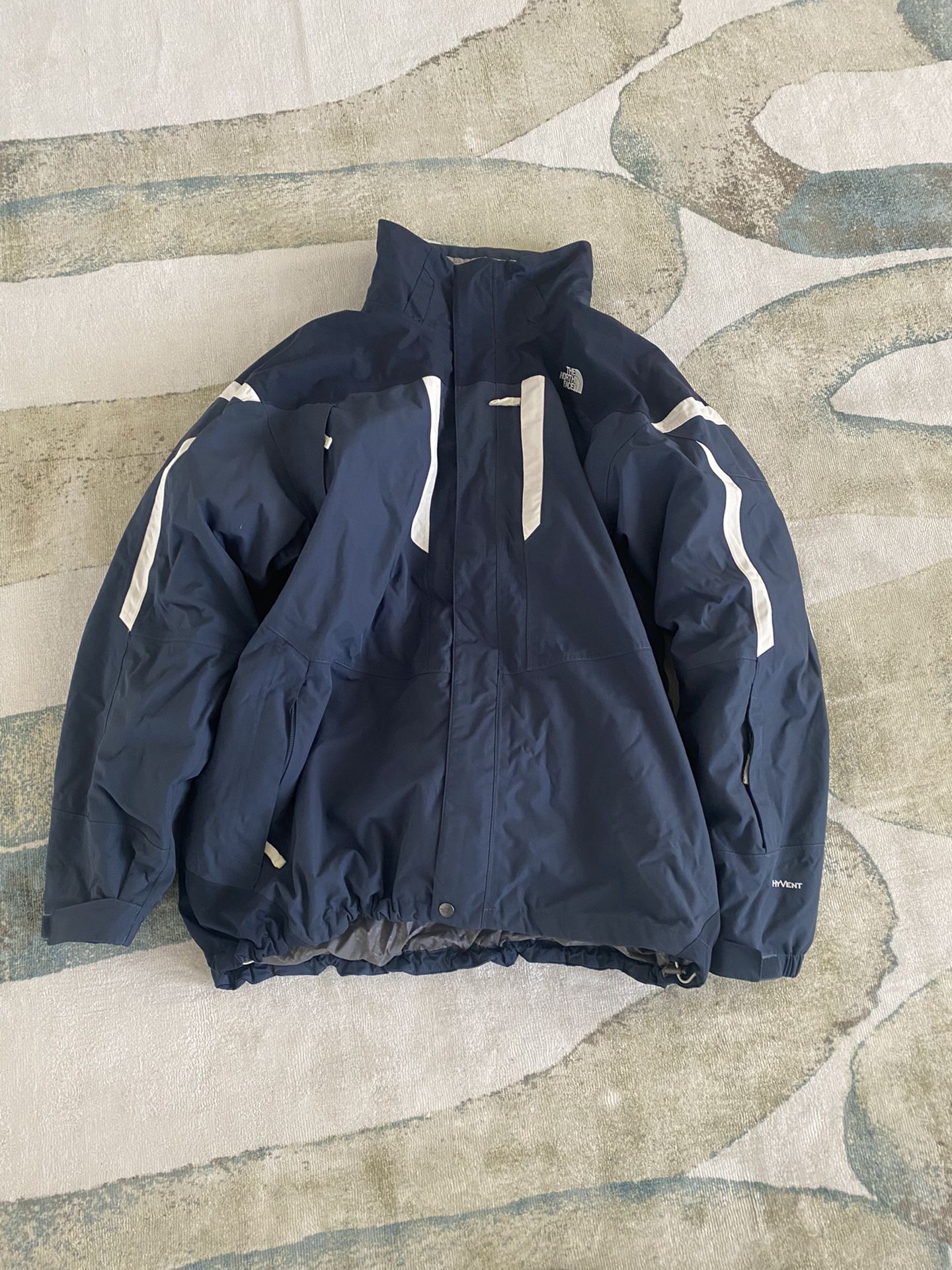 The North Face Hyvent Triclimate Jacket Waterproof Ski Snow Coat Blue Size XXL. Great condition, make an offer!