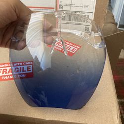 Brand New Face Shield Clear And Blue
