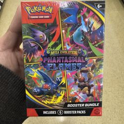 Pokemon Mega Evolution Phantasmal Flames Booster Bundle