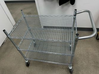 Wire basket cart