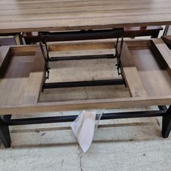 Rustic Style Lift Table!