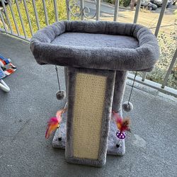Cat Tree With Scratcher 