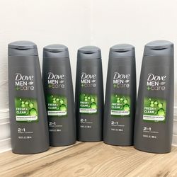 $20 For 5 Dove men care 2 in 1 shampoo and conditioner 12oz 15 available 
