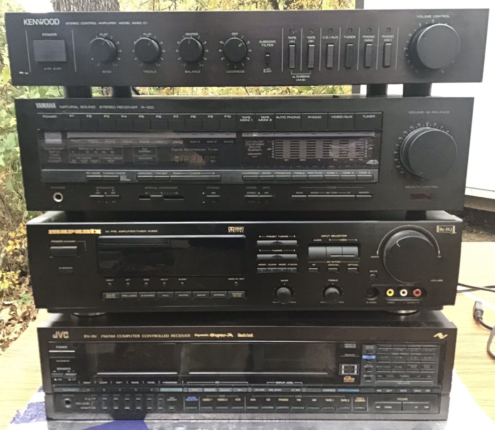 Vintage Stereo Receivers Pre Amplifiers 