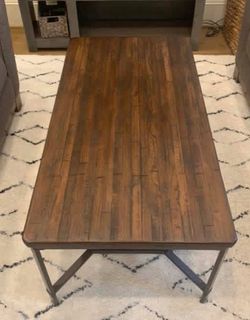 Coffee table and 2 end tables