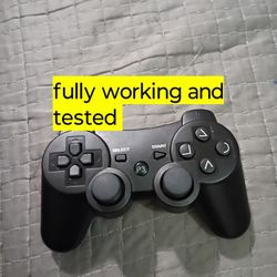 PS3 Controller DualShock 3 With Rumble - Wireless Generic PS3  Video Game Controller - Working And Tested 