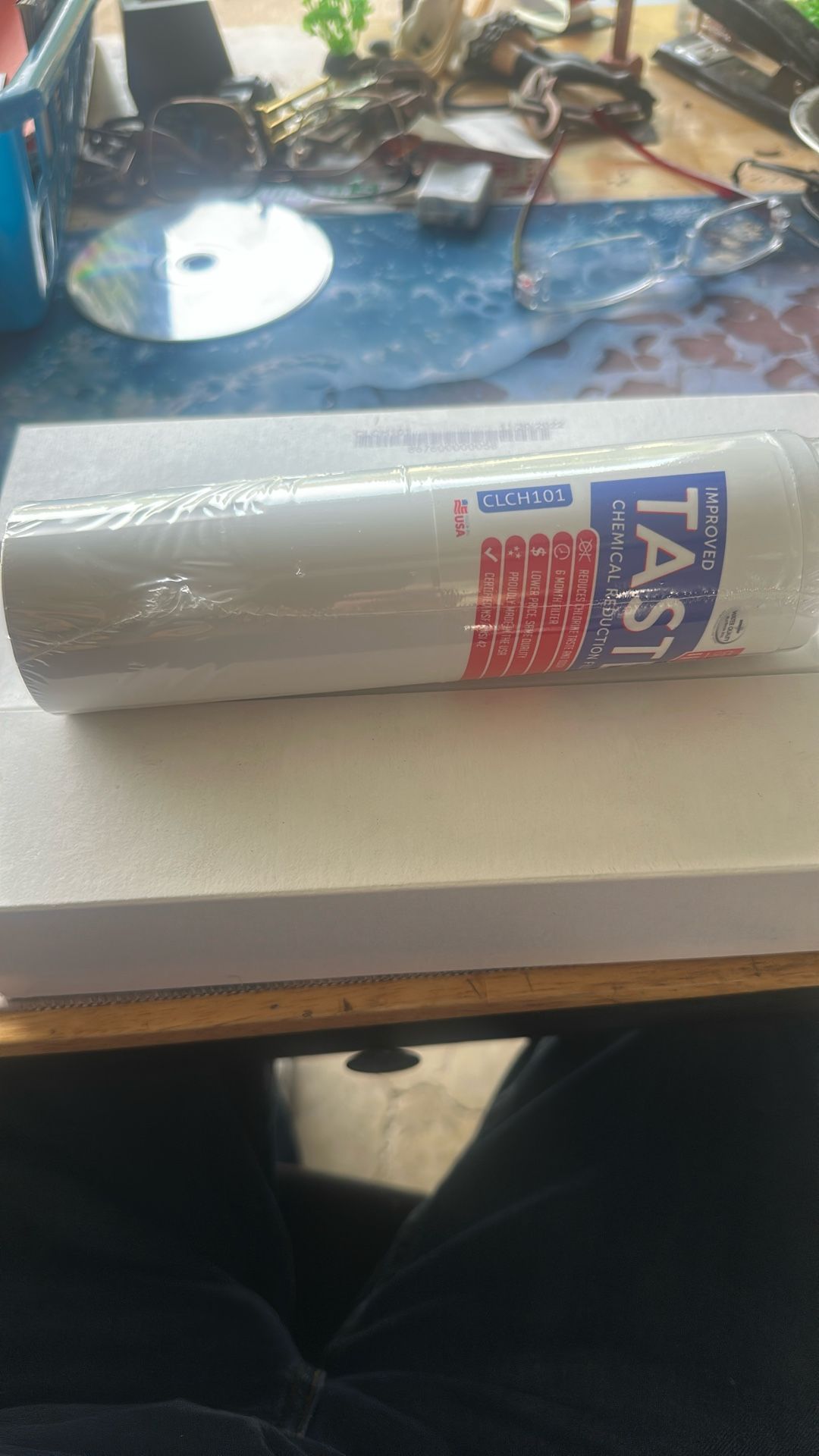 Water filter cartridge for refrigerator