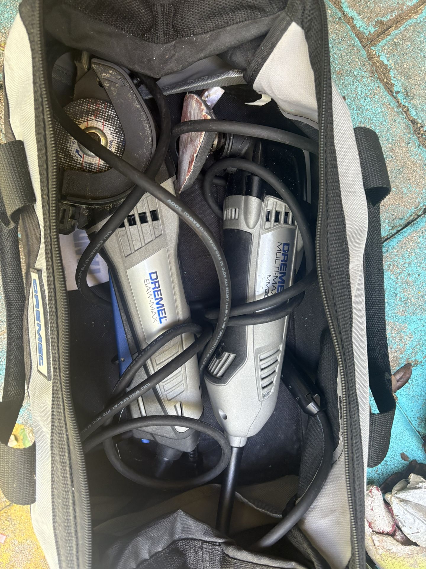 Dremel multi Max and Dremel saw Max with carrying case