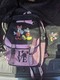 MICKEY MOUSE BACKPACK SET NEW $10 ****