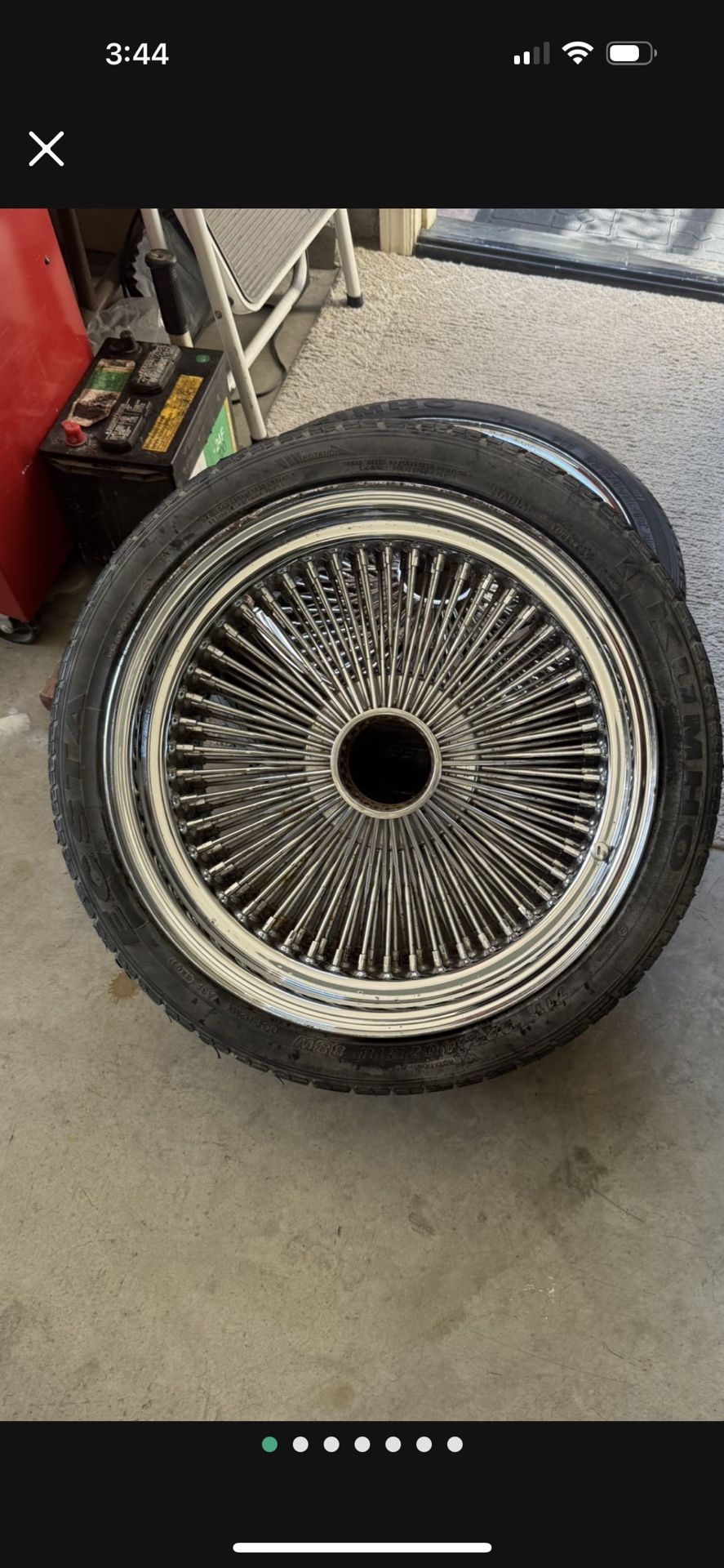 Set of 18”s wire wheels 