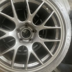  APEX EC-7 18X11 ET45 MICHELIN PILOT WHEELS CBore 72.56 Patern 5x120 BMW sensors