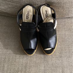 Charlotte Russe Wicker Wedge Shoes Size (7)