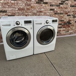 LG Washer And Electric Dryer 