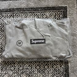 Supreme Box Logo Hoodie Grey Medium