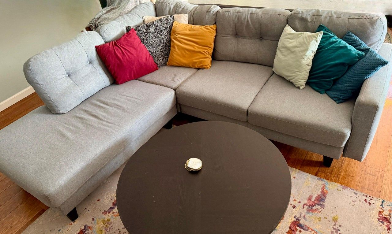 Spacious Modern Sectional Sofa 4-6 people