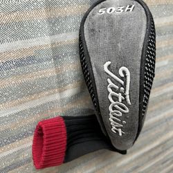 Used Titleist 503H 19° Hybrid Headcover - Black/Gray